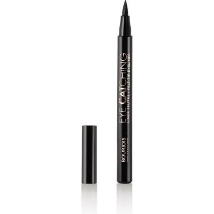 Silma kontuurpliiats Bourjois Eye Catching Liner Feutre 1,56 ml, 001 Black hind ja info | Ripsmetušid, lauvärvid, silmapliiatsid, seerumid | kaup24.ee