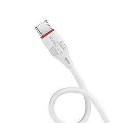 Borofone Cable BX80 Succeed - USB to Type C - 3A 1 metre white цена и информация | Кабели и провода | kaup24.ee