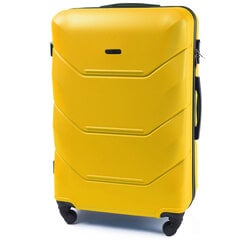 Большой чемодан Wings Peacock L, желтый цена и информация | Чемоданы, дорожные сумки | kaup24.ee
