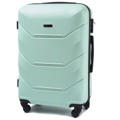 Большой чемодан Wings Peacock L, светло-зеленый цена и информация | Чемоданы, дорожные сумки | kaup24.ee