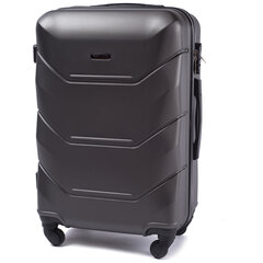 Большой чемодан Wings Peacock L, темно-серый цена и информация | Чемоданы, дорожные сумки | kaup24.ee