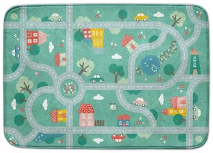 Pehme värviline lastetoavaip City streets play 100x150 cm Achoka hind ja info | Tegelustekid | kaup24.ee