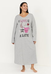 Женская ночная сорочка Cellbes MALIN, серый цвет цена и информация | Женские пижамы, ночнушки | kaup24.ee