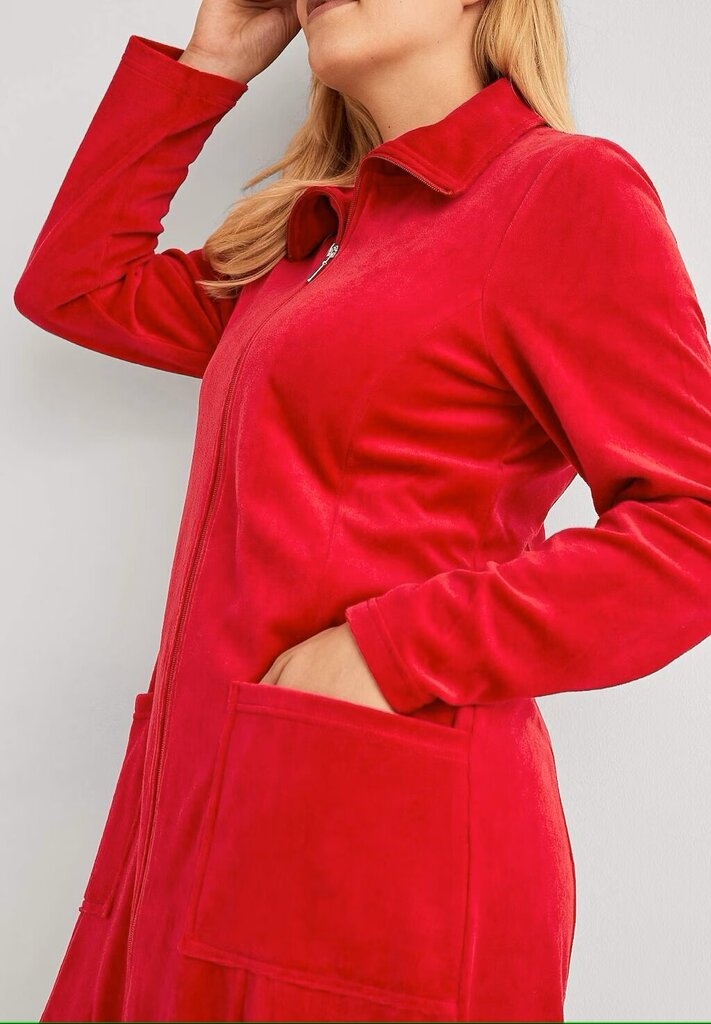 Cellbes naiste hommikumantel WILMA, punane hind ja info | Naiste hommikumantlid | kaup24.ee