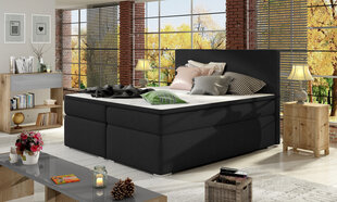 Кровать Divalo BD02, 160x200 см, черная цена и информация | Кровати | kaup24.ee