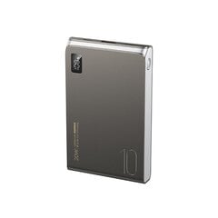 REMAX Kinyin series PD20W+QC22.5W Внешний аккумулятор с быстрой зарядкой - Powerbank 10000 мАч RPP-178, серый цена и информация | Зарядные устройства Power bank | kaup24.ee