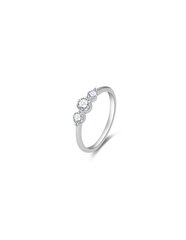 Beneto Изысканное помолвочное кольцо с цирконами AGG466 цена и информация | Кольцо | kaup24.ee