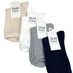 Naiste sokid Vivid Cozy, erinevat värvi, 4 paari цена и информация | Женские носки из ангорской шерсти | kaup24.ee