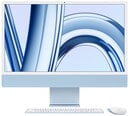 iMac 24” 4.5K Retina, Apple M3 8C CPU, 10C GPU/8GB/256GB SSD/Blue/SWE - MQRQ3KS/A