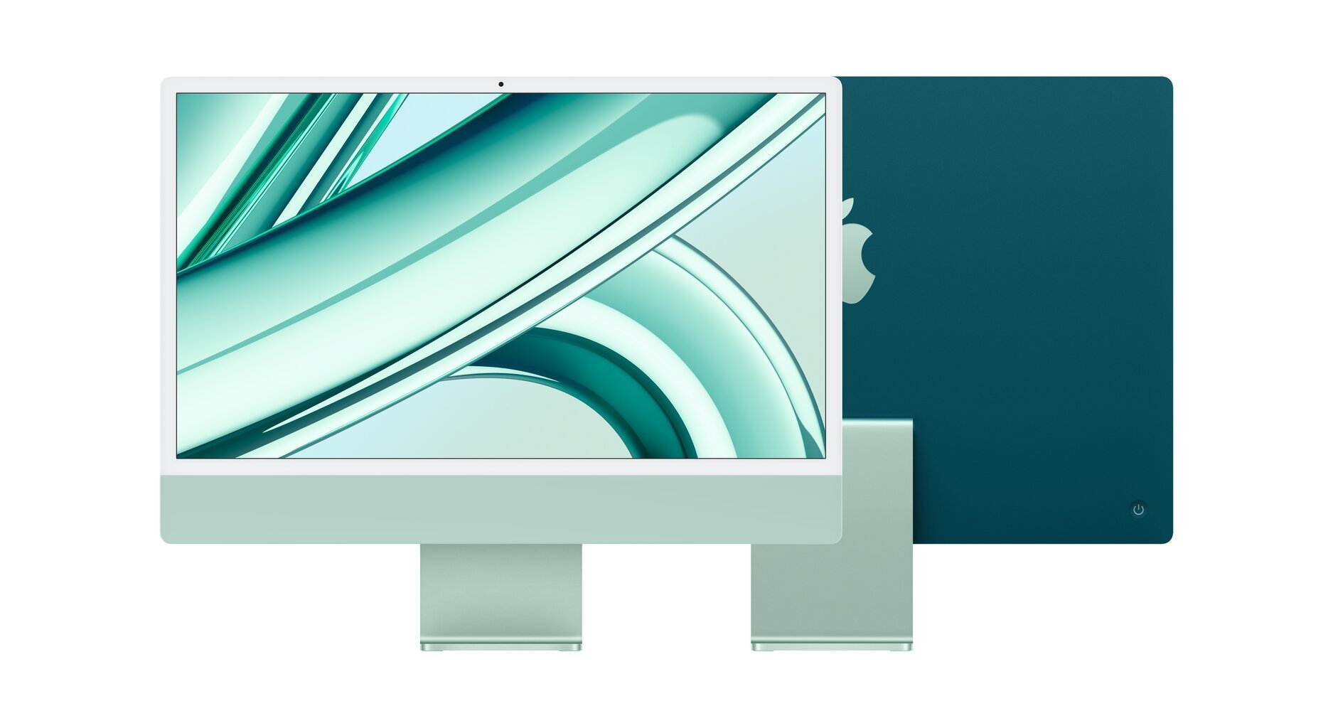 iMac 24” 4.5K Retina, Apple M3 8C CPU, 10C GPU/8GB/256GB SSD/Green/SWE - MQRN3KS/A hind ja info | Lauaarvutid | kaup24.ee