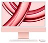 iMac 24” 4.5K Retina, Apple M3 8C CPU, 10C GPU/8GB/512GB SSD/Pink/RUS - MQRU3RU/A hind ja info | Lauaarvutid | kaup24.ee