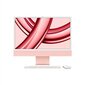 iMac 24” 4.5K Retina, Apple M3 8C CPU, 8C GPU/8GB/256GB SSD/Pink/RUS - MQRD3RU/A hind ja info | Lauaarvutid | kaup24.ee