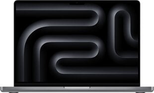 MacBook Pro 14" Apple M3 8C CPU, 10C GPU/8GB/1TB SSD/Silver/SWE - MR7K3KS/A цена и информация | Ноутбуки | kaup24.ee