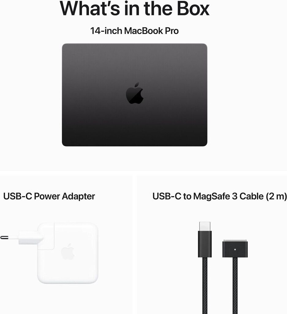 MacBook Pro 14" Apple M3 Max 14C CPU, 30C GPU/36GB/1TB SSD/Space Black/INT - MRX53ZE/A цена и информация | Sülearvutid | kaup24.ee