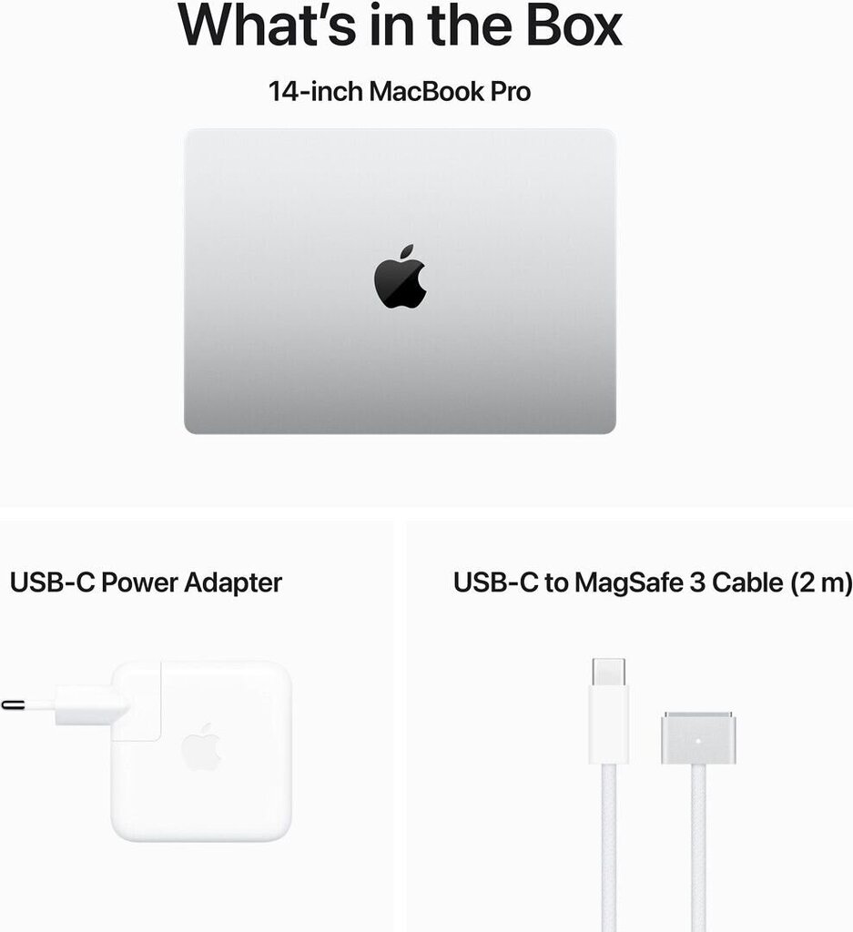 MacBook Pro 16" Apple M3 Max 14C CPU, 30C GPU/36GB/1TB SSD/Silver/INT - MRW73ZE/A цена и информация | Sülearvutid | kaup24.ee