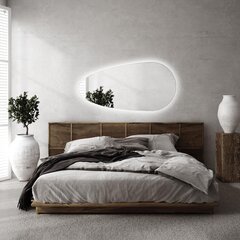 Peegel LED Tulup, 58x100 cm, neutraalne valgustus цена и информация | Подвесные зеркала | kaup24.ee