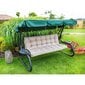 Kiige, aia või kohviku pingi padi, mõõdud 140 cm x 105 cm x 8 cm hind ja info | Toolipadjad ja -katted | kaup24.ee
