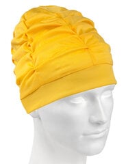 Naiste ujumismüts Mad Wave Velcro, kollane hind ja info | Ujumismütsid | kaup24.ee