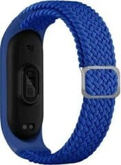 Beline pasek Mi Band 7|6|5 Textile niebieski|blue цена и информация | Аксессуары для смарт-часов и браслетов | kaup24.ee