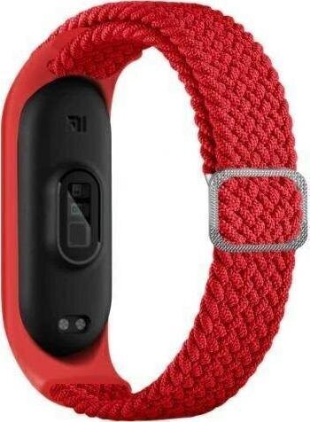 Beline Watch Band Textile Red цена и информация | Nutikellade ja nutivõrude tarvikud | kaup24.ee