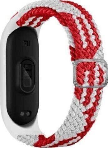 Beline Watch Band Textile Red hind ja info | Nutikellade ja nutivõrude tarvikud | kaup24.ee