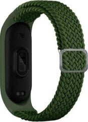 Beline Watch Band Textile Green hind ja info | Nutikellade ja nutivõrude tarvikud | kaup24.ee