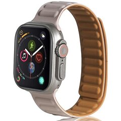 Beline pasek Apple Watch Magnetic 42|44|45|49mm khaki цена и информация | Аксессуары для смарт-часов и браслетов | kaup24.ee