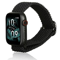 Beline pasek Apple Watch Textile 42|44|45|49mm czarny |black цена и информация | Аксессуары для смарт-часов и браслетов | kaup24.ee