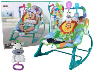 Детский стульчик-качалка с зеброй, голубой цена и информация | Игрушки для малышей | kaup24.ee