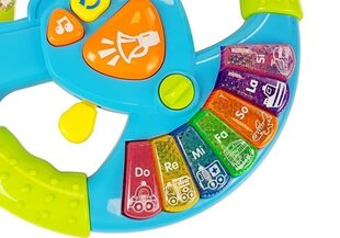 Музыкальный руль Lean Toys, со звуками цена и информация | Игрушки для малышей | kaup24.ee