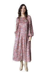 Велюровое платье-миди Lega SKZ162, розовый цена и информация | Платья | kaup24.ee