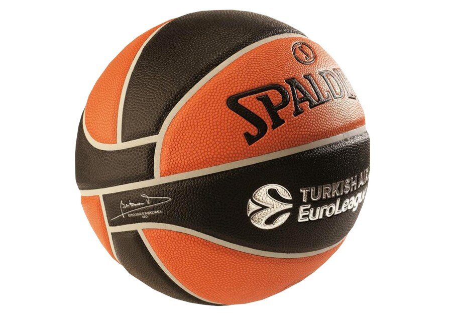 Korvpalli pall Spalding Euroleague TF-500 Replica, suurus 7 цена и информация | Korvpallid | kaup24.ee