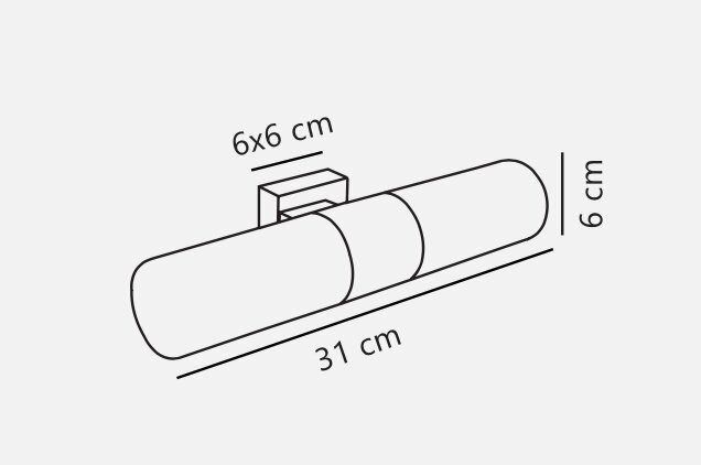 Nordlux vannitoa seinavalgusti Tangens IP44 17141029 цена и информация | Seinavalgustid | kaup24.ee