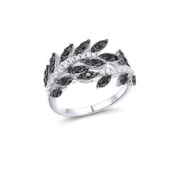 Серебряное кольцо со шпинелями и цирконами цена и информация | Кольцо | kaup24.ee