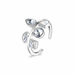 Brosway Необычное открытое кольцо с кристаллами Rain BNR33 цена и информация | Кольцо | kaup24.ee