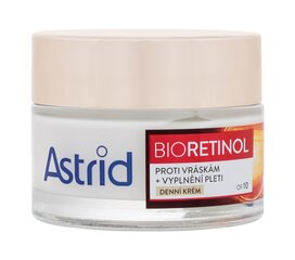 Päevane kortsudevastane kreem Astrid Bioretinol OF10, 50 ml цена и информация | Кремы для лица | kaup24.ee