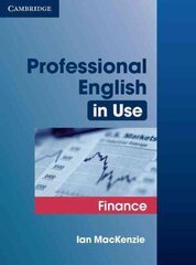 Professional English in Use Finance Finance with Answers цена и информация | Пособия по изучению иностранных языков | kaup24.ee