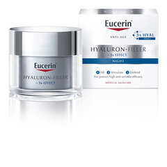 Vananemisvastane öökreem Eucerin Hyaluron-Filler 3x Effect, 50 ml hind ja info | Näokreemid | kaup24.ee