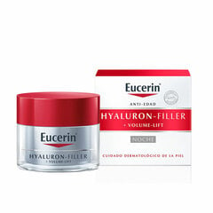 Ночной антивозрастной крем Eucerin Hyaluron Filler + Volume Lift цена и информация | Кремы для лица | kaup24.ee