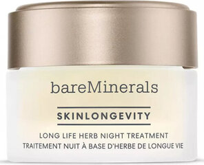 Bareminerals Skinlongevity Long Life Herb Night Treatment 50ml hind ja info | Näokreemid | kaup24.ee