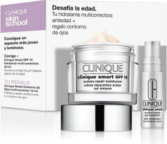 Clinique Smart Clinical Repair Kit: näokreem SPF15, 50 ml + seerum, 10 ml + silmakreem, 5 ml цена и информация | Кремы для лица | kaup24.ee