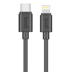 USB cable Budi 35W 1.2m (black) цена и информация | Кабели для телефонов | kaup24.ee