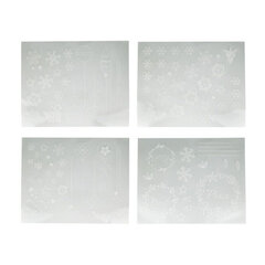 Новогодняя наклейка на окно, белый цвет, 40Х50 см цена и информация | Аппликации, декорации, наклейки | kaup24.ee