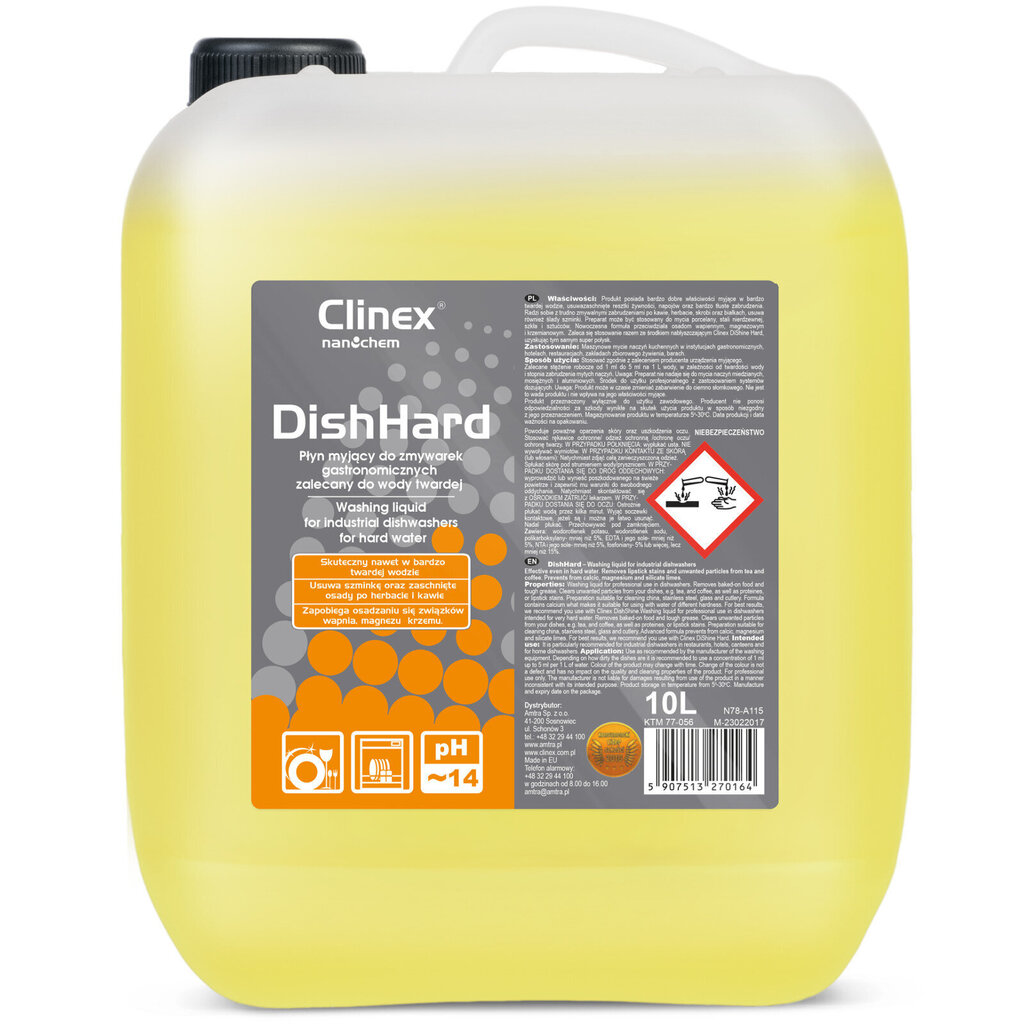 Clinex Nõudepesumasina skystis, 10L цена и информация | Puhastusvahendid | kaup24.ee