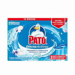 Toilet air freshener Pato Discos Activos Сменные части Морской 2 штук дезинфицирующее средство цена и информация | Скрабы | kaup24.ee