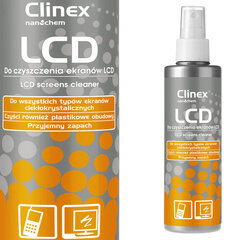 Clinex monitoride ja ekraanide puhastusvahend, 200 ml цена и информация | Очистители | kaup24.ee