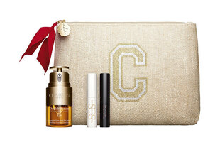 Kinkekomplekt Clarins Double Eye Serum: silmaseerum, 20 ml + ripsmeseerum, 3 ml + ripsmetušš, 3 ml. цена и информация | Сыворотки, кремы для век | kaup24.ee