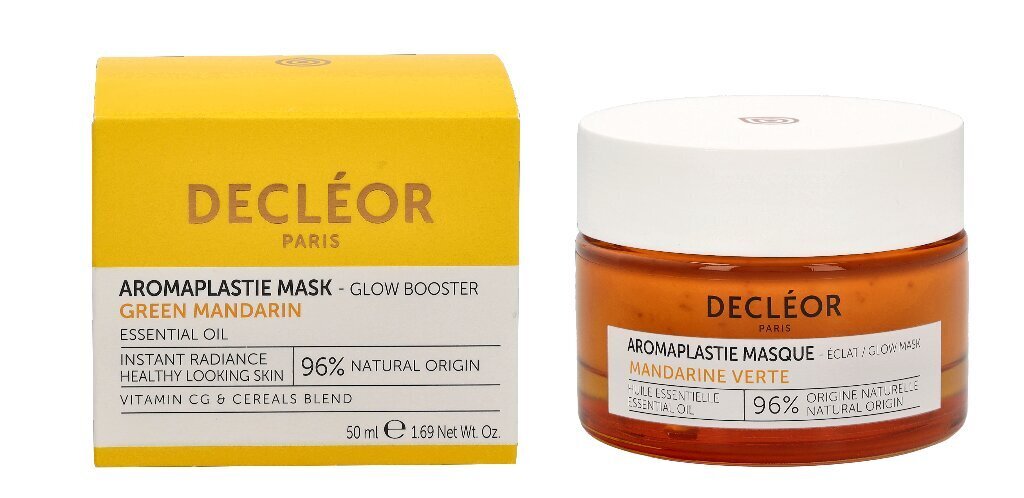 Näomask Decleor Green Mandarin Aromaplastie Glow Booster Mask, 50 ml hind ja info | Näomaskid, silmamaskid | kaup24.ee