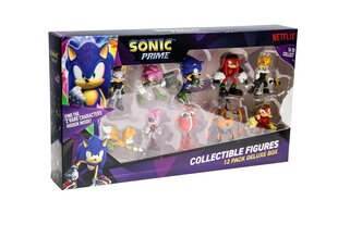 Figuuride komplekt Sonic Prime, 12 tk. hind ja info | Poiste mänguasjad | kaup24.ee