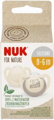 Соска NUK for Nature 1187, 0-6 мес, 2 штуки цена и информация | Соски на бутылочку | kaup24.ee